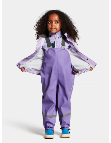 Vaikiškas lietaus kostiumas Didriksons Slaskeman, Digital Purple